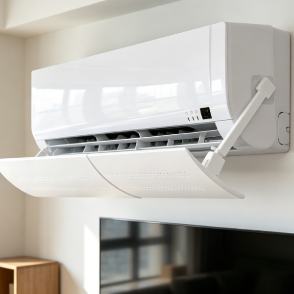Telescopic Ac Air Deflector: Universal, Adjustable, And Anti-Direct-Blow