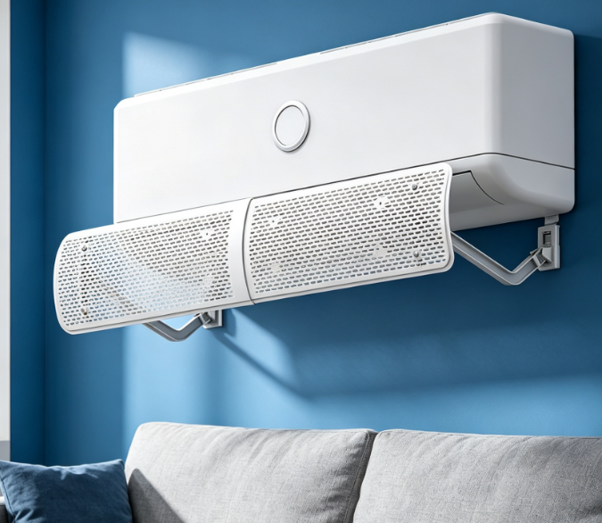 Ac Wind Deflector (Anti-Direct-Blow, Easy-Maintenance Air Outlet Guide)