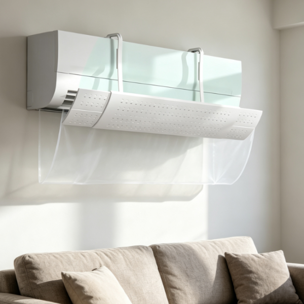 3-In-1 Ac Air Deflector: Tool-Free Installation, Anti-Direct-Blow 2-Piece Set
