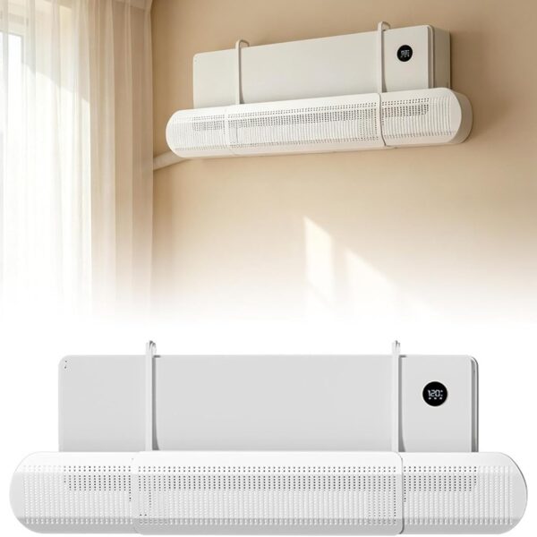 3-In-1 Adjustable Ac Air Guide Hood (Universal, Retractable, Anti-Direct-Blow)