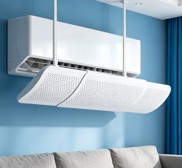 Universal Wall-Mounted Ac Wind Shield: Anti-Direct-Blow Air Deflector