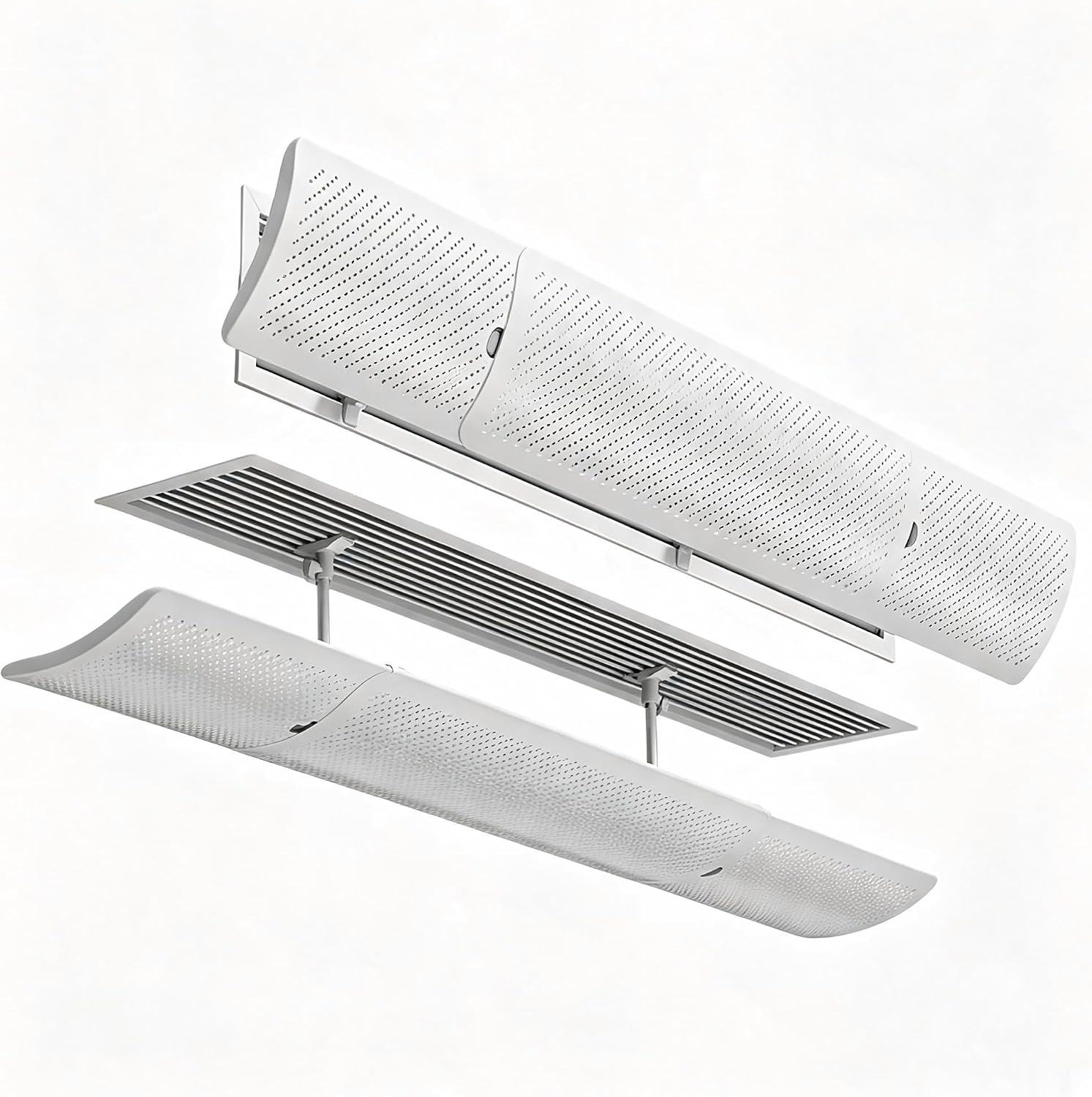 Adjustable Wall-Mounted Ac Air Deflector (Retractable, Anti-Direct-Blow)